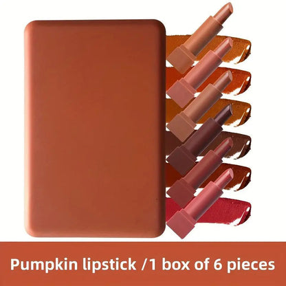 6 Pcs Matte Misty Lipstick Set